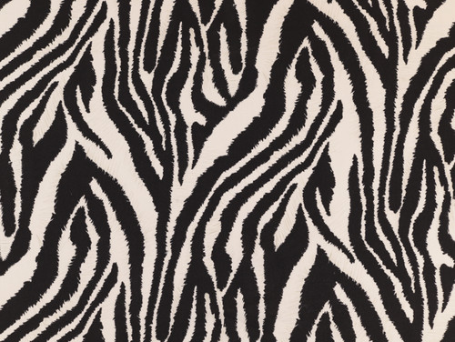 Wholesale Dress Fabric | Zebra Print Denim - Black | Fabric Godmother