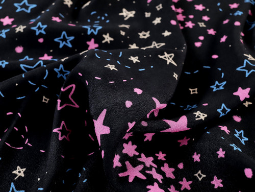 Wholesale Dress Fabric | Astrid Viscose Crepe - Black | Fabric Godmother