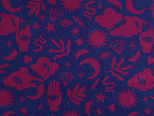Wholesale Dress Fabric | Rune Viscose Twill - Burgundy & Navy | Fabric Godmother