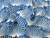 Wholesale Dressmaking Fabric | Scallop Star Viscose & Linen - Blue | Fabric Godmother