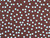 Wholesale Dressmaking Fabric | Vivian Spot Cotton Poplin -  Chocolate & Periwinkle | Fabric Godmother