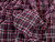 Dressmaking Fabric | Callen Check Seersucker - Burgundy | Fabric Godmother