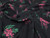 Wholesale Dress Fabric | Ava Floral Viscose ECOVERO™ Satin * Navy | Fabric Godmother