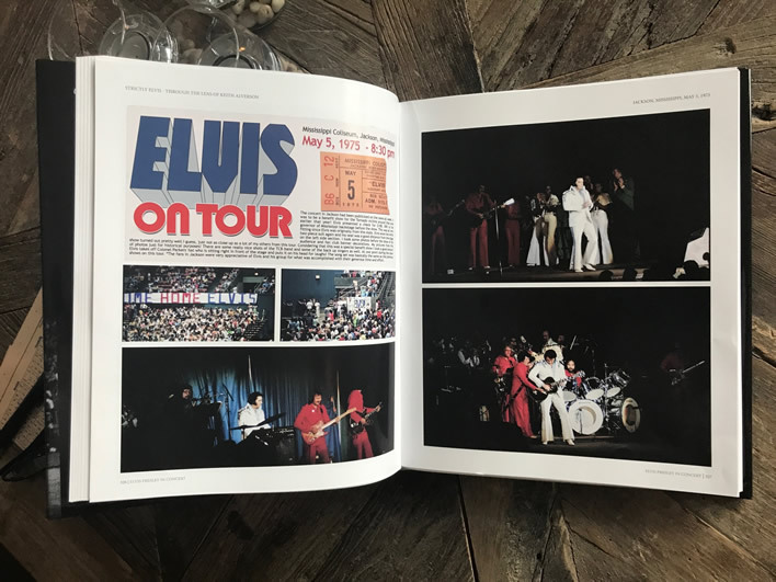 'Strictly Elvis': 1973-1974-1975: Through The Lens Of Keith Alverson Hardcover Book.