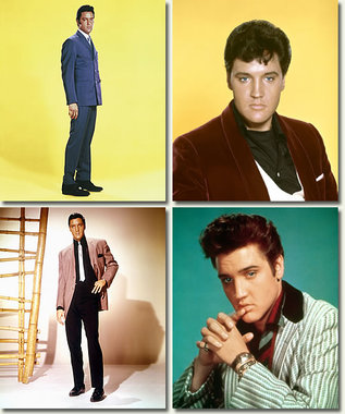 Elvis Portraits celebrates twenty years of JAT Productions. This special book is hardcover and all color. This was the first in a series of two, the second being Elvis Concerts.