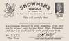 Snowmens League membership Card