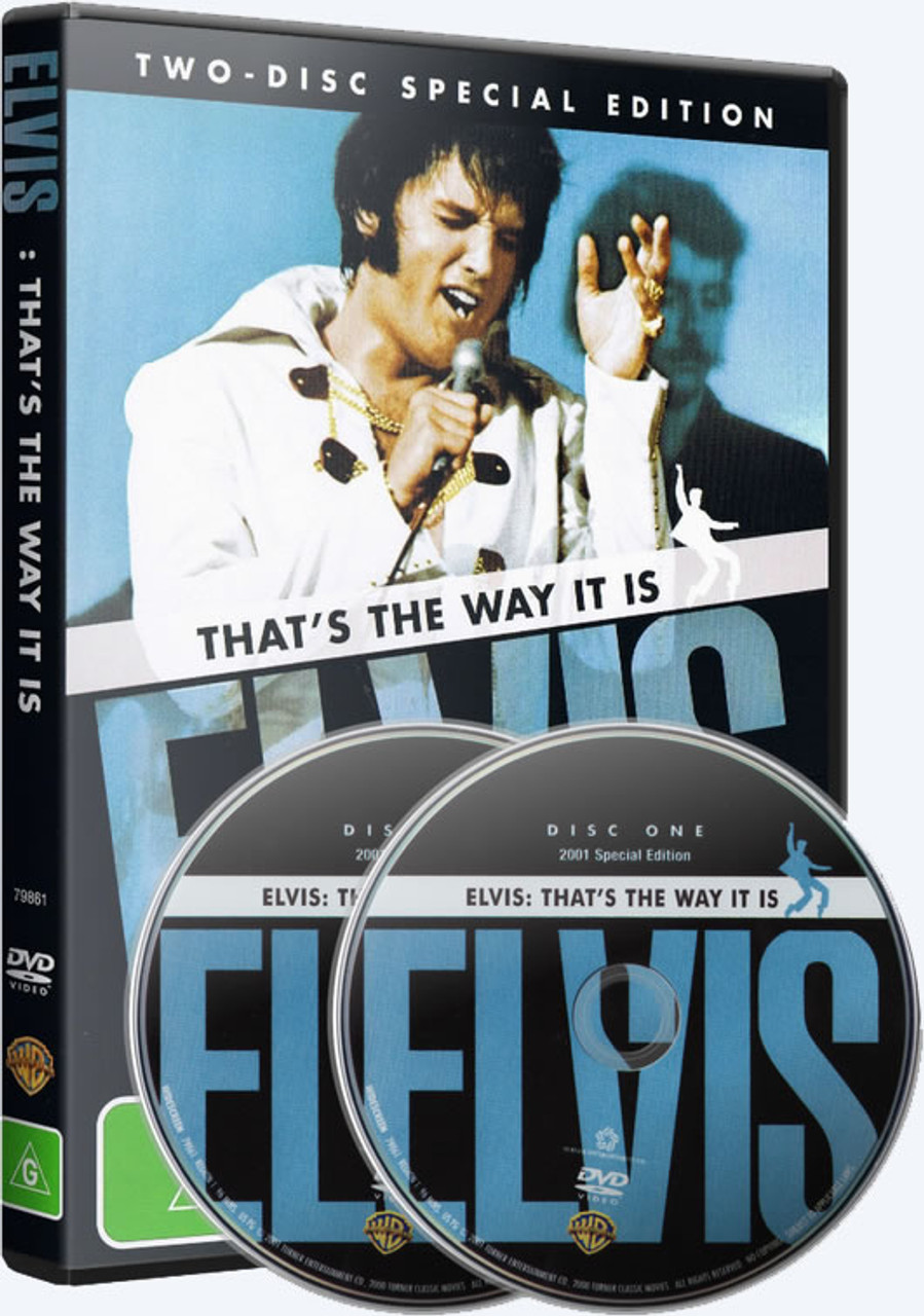 Elvis: That's The Way It Is | 2 DVD Set With 12 Never Before Seen Outtake's  - ElvisPresleyShop.com