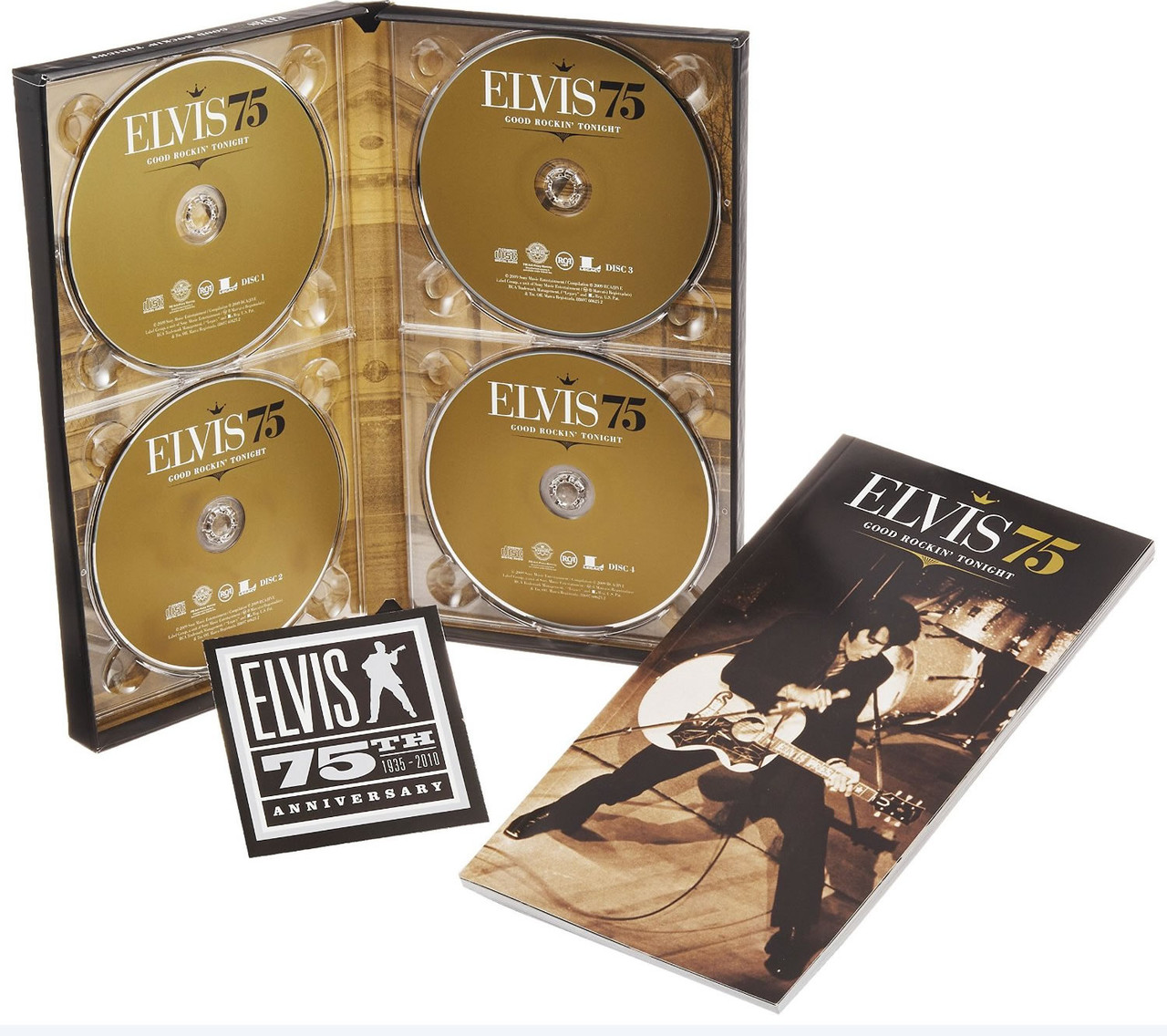 Elvis 75 | 100 Track 4 CD | Good Rockin' Tonight | Career