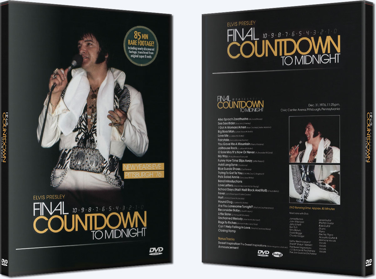 Elvis Presley Final Countdown to Midnight DVD | Elvis Presley 