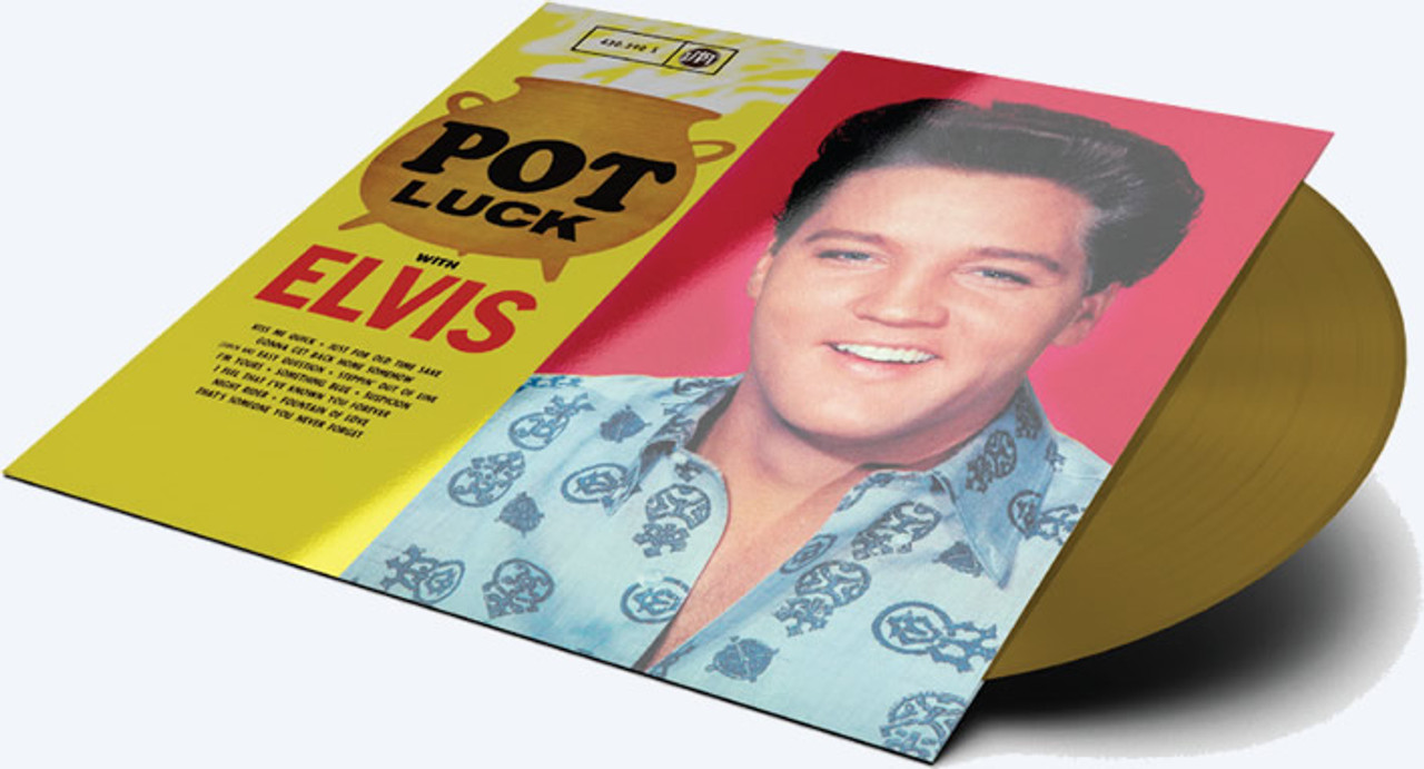 Elvis Presley Pot Luck UK(英 GB)盤 LP Mono Elvis Presley – Pot Luck – Vinyl (Gold vinyl, LP, Record