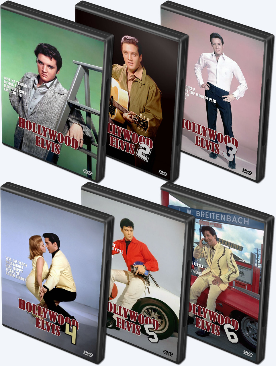 Hollywood Elvis Volumes 1-6 DVD (Elvis Presley)