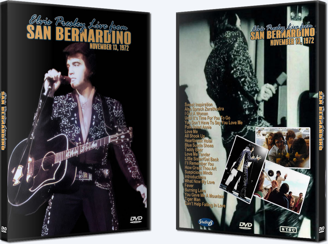 Elvis Live From San Bernardino 1972 DVD | Elvis Presley In Concert