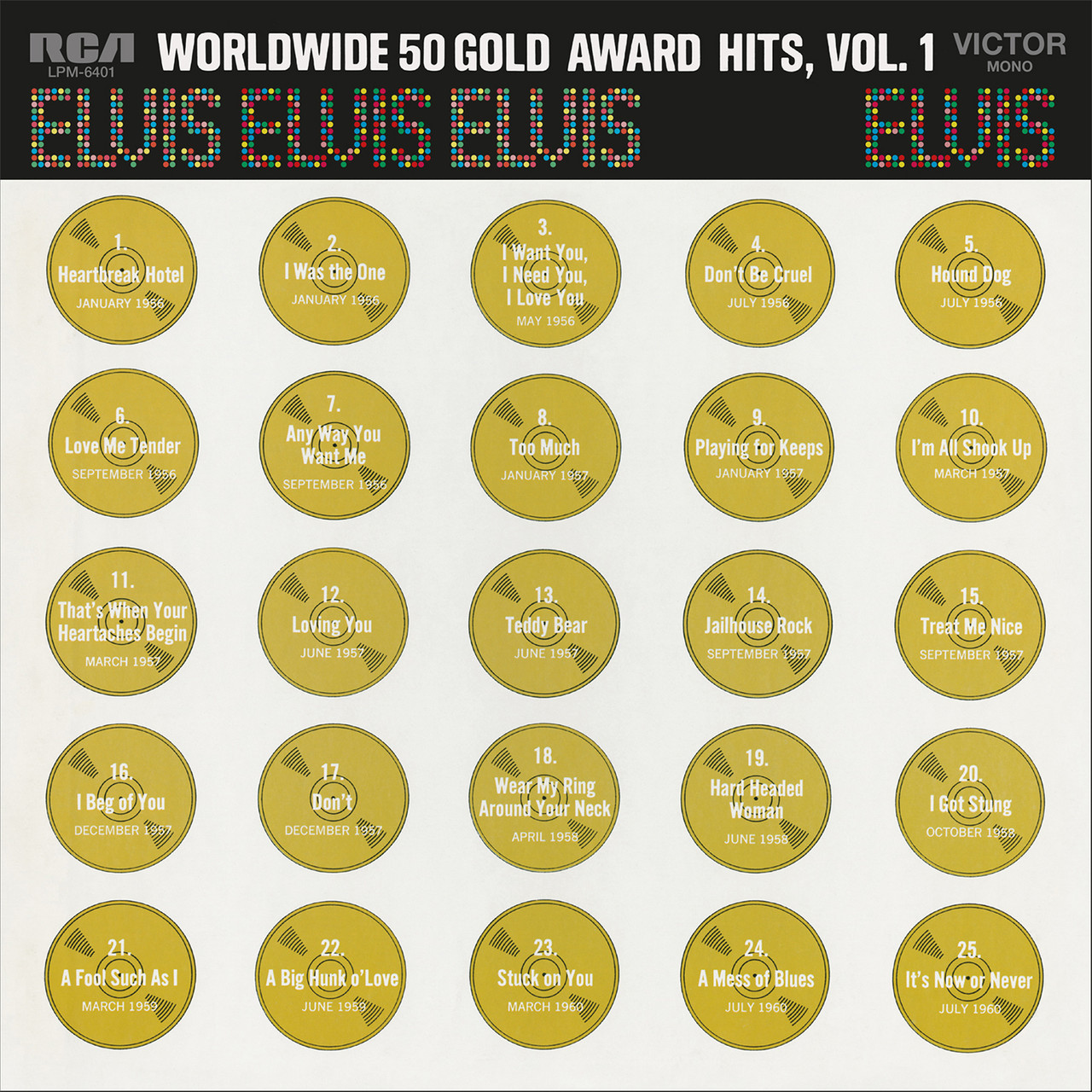 Elvis Presley Worldwide 50 Gold Award Hits Vol. 1 - Limited