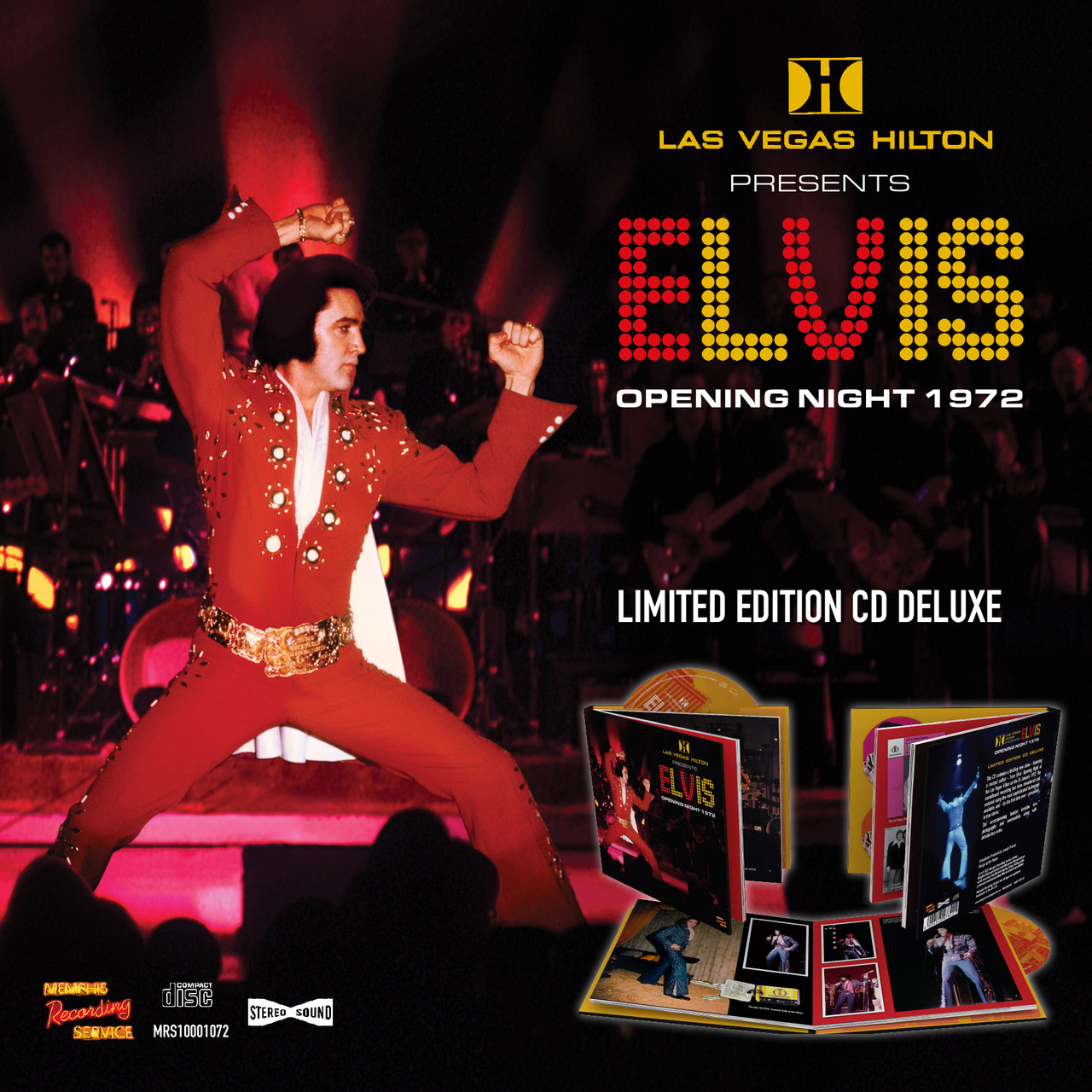 nyse Imperialisme Revision Las Vegas Hilton Presents Elvis - Opening Night 1972 | 2 CD Set from MRS (Elvis  Presley)