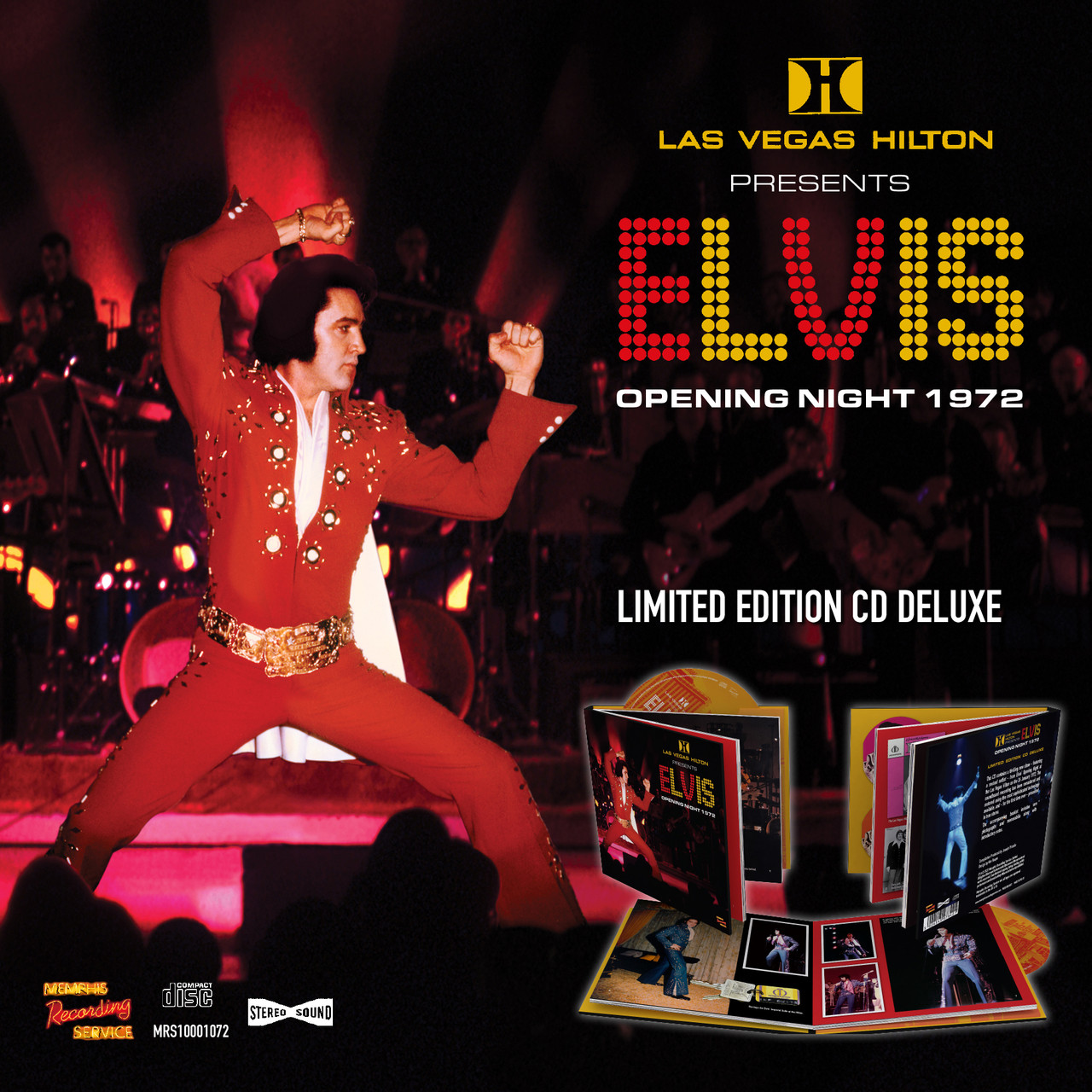 Las Vegas Hilton Presents Elvis - Opening Night 1972 CD Set from MRS (Elvis  Presley)