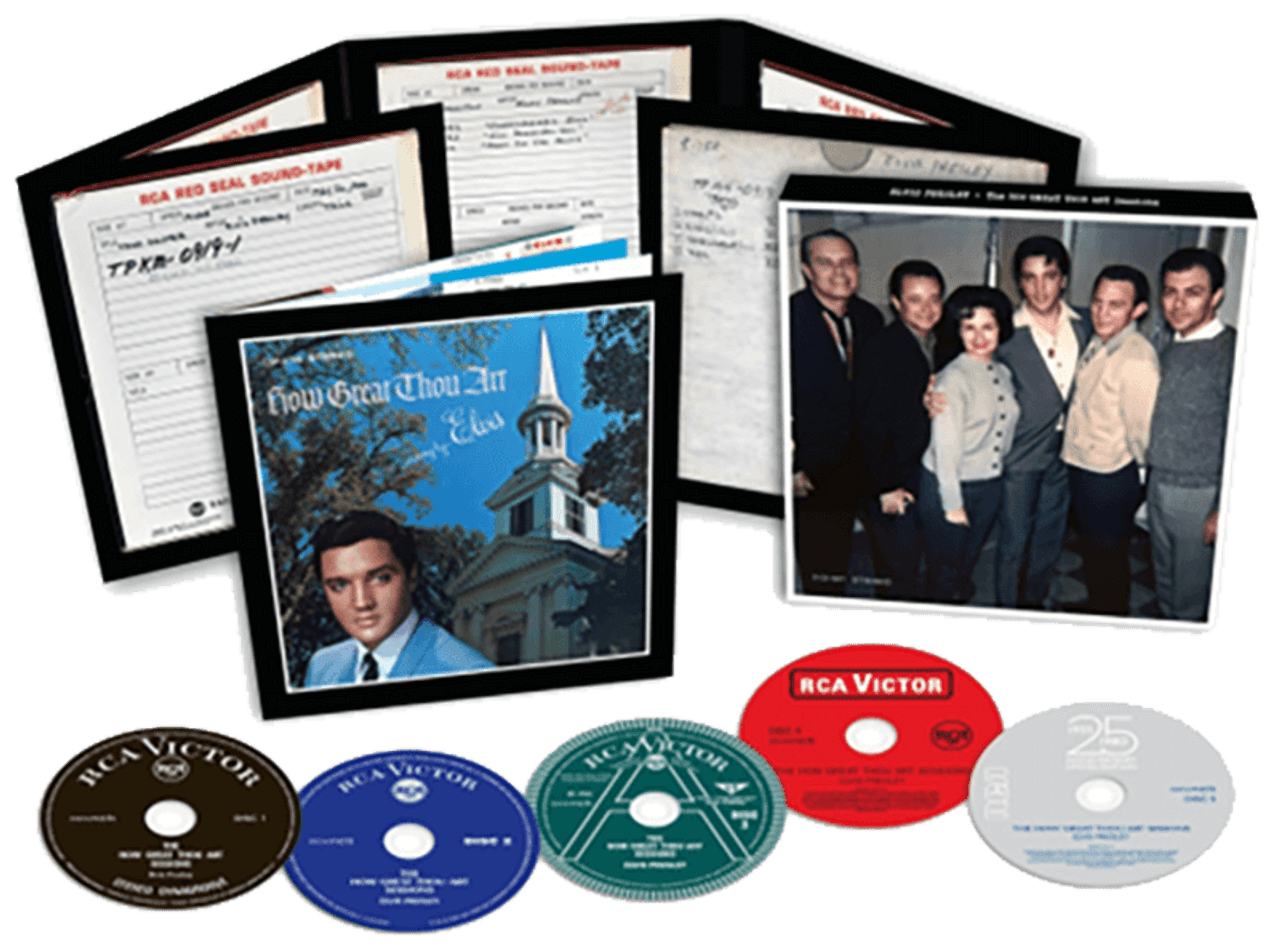 Sessions'　Set　5-CD　Elvis:　from　FTD　'The　Great　Art　How　Thou　Box