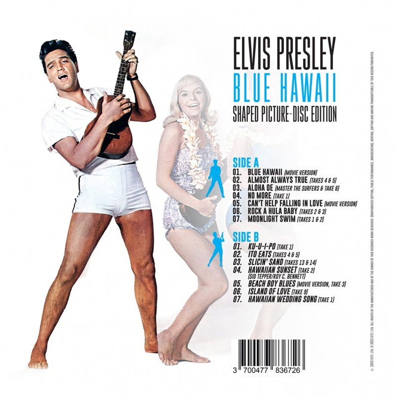 Elvis Presley Blue Hawaii Shaped Picture-disc Edition Vinyl