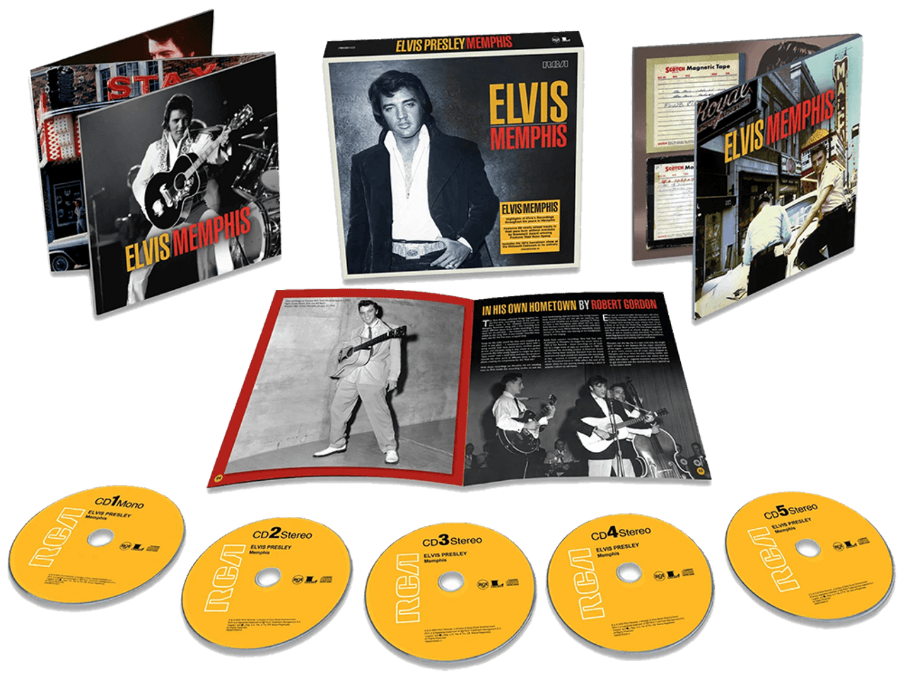 Elvis Memphis 5 CD Box Set from Sony Music | Elvis Presley