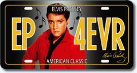 Elvis Presley License Plate : EP 4EVR