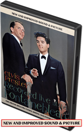 Elvis Presley Recorded Live At The Fontainebleau DVD (Welcome Home Elvis / Sinatra Show)