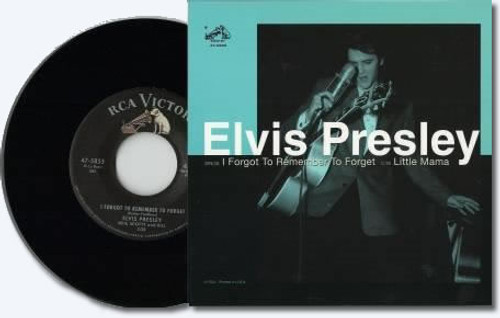 Elvis : 'Little Mama' / 'I Forgot To Remember To Forget' [BLACK] 7 Inch 45 RPM Vinyl Single : 250 Copies (Elvis Presley)