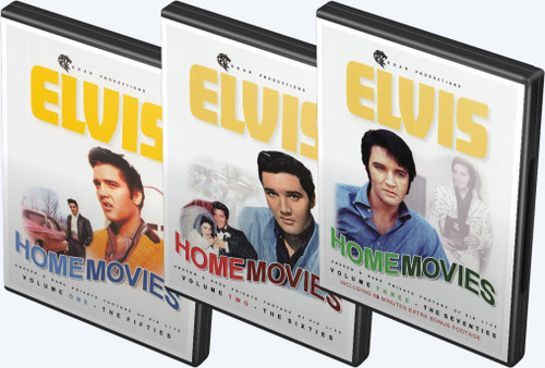 Elvis Home Movies 50s | 60s | 70s | 3 DVD Set