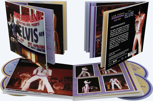 Las Vegas International Presents Elvis – Now 1971 4 CD Book Set