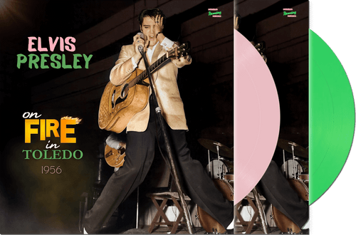 Elvis On Fire In Toledo 1956 7" gatefold 45rpm EP + CD (Unreleased Live 50s) from MRS