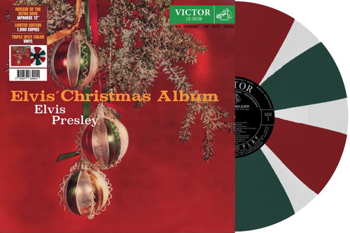 Elvis Presley - Elvis' Christmas Album - Japanese Tricolor Vinyl LP Record