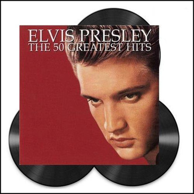 欧3LP Elvis Presley The 50 Greatest Hits MOVLP296 Music On Vinyl, RCA 未開封 /00780 Elvis Presley – The 50 Greatest Hits – 3 x Vinyl (LP