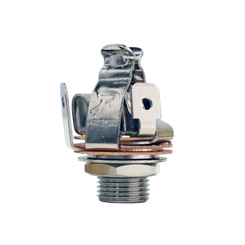 Pure Tone STEREO Multi-Contact 1/4″ Output Jack, Nickel Pure Tone STEREO Multi-Contact 1/4″ Output Jack, Nickel