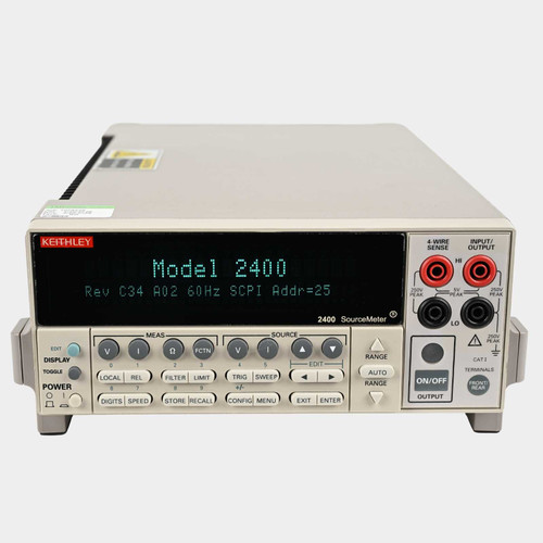 Keithley 2400 Sourcemeter SMU | Keithley Sourcemeter | SMU | Source meter | Keithley 2400 | 200 v | 1 A | 20W