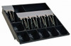 Extra-large cash tray, 6 coin / 5 bill & 2 extra compartments