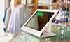  HECKLER DESIGN, WINDFALL C, SKY WHITE, SECURE POINT-OF-SALE STAND FOR IPAD 2, 3, 4, INCLUDES PIVOTTABLE, PIVOTTACK SOLD SEPARATELY, HDWF1CSW 