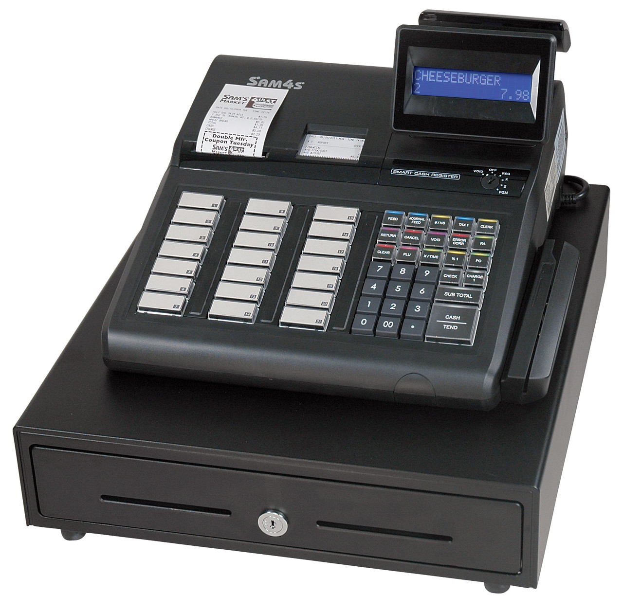 cash register with card reader