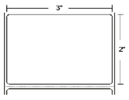 ZEBRA 10009529 THERMAL TRANSFER LABEL 