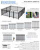 Three Rail Smooth Top Aluminum Pet Pen