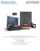 LA412XL20W-MC Single Swing Solar Gate Actuator Package