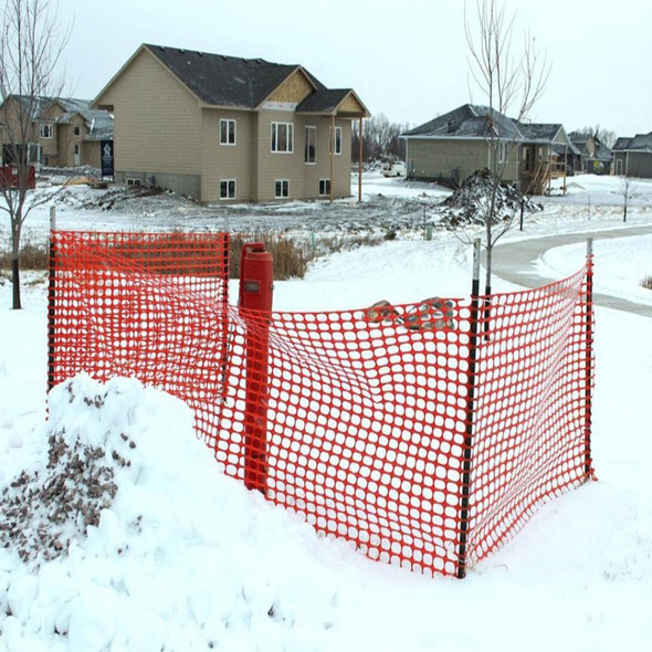 Orange Safety Fence 4ft x 100ft Roll