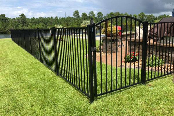 Two Rail Smooth Top Aluminum Gates