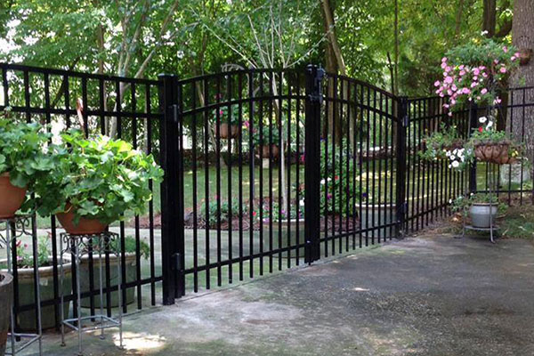 Smooth Top Aluminum Double Gates