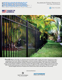 Online Fence Store Aluminum Flyer Front