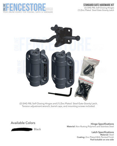 Standard Gate Hardware Kit