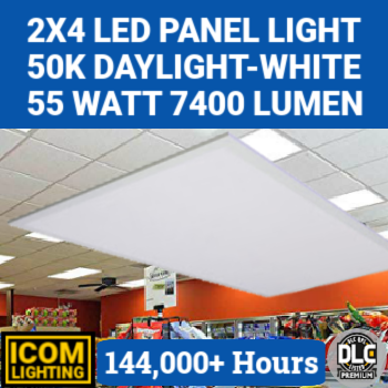 ICOM IPNL2X4-70L-5K-PRM - 2’x4’ LED Flat Panel Luminaire. 55 watt. 5000K color. Dimmable 0-10V. Ultra thin panel. DLC Premium. Same as Best PNL2X4-70L-5K-PRM ICOM IPNL2X4-70L-5K-PRM - 2’x4’ LED Flat Panel Luminaire. 55 watt. 5000K color. Dimmable 0-10V. Ultra thin panel. DLC Premium. Same as Best PNL2X4-70L-5K-PRM