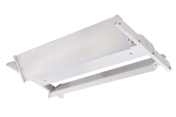 ICOM Lighting IHBLA-15L-4K - LED High Bay Luminaire. 109 watt. 4000K cool-white color. Flicker-free. 0-10V dimming. 174,000 hours. DLC Premium.