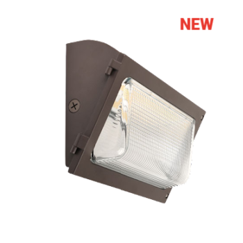 ICOM Lighting WPT-7L-LKFS - LED Wall Pack luminaire. Tunable colors. Tunable lumen output. Cast aluminum housing. Bronze powder coat finish.  Glass lens. cULus wet location. 2.5 kV surge protection. LED color maintenance. Extra long 180,000+ life hours. 120-277 volt. DLC Premium.