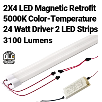 Jarvis JSK-4-2-24W-50K - 2'x4' LED Linear Retrofit Kit.