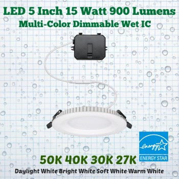 ETI 5 INCH 15 WATT COLOR PREFERENCE LED DOWNLIGHT