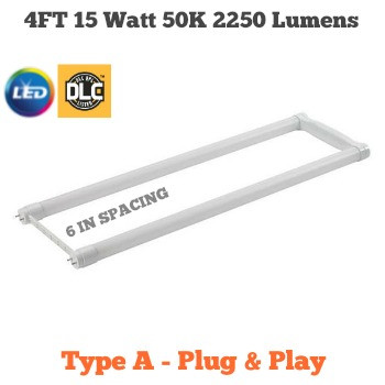 TOPSTAR T8 LED U-BEND TYPE A BALLAST COMPATIBLE DLC 4.2 SHATTER-PROOF