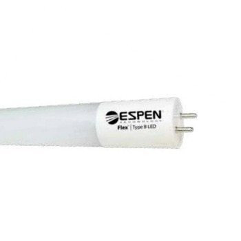 Espen L48T8/840/14G-ID - T8 LED Tube - 4 Foot - 14 Watt - 40K - Type B - Bypass 120-277V
Single end feed. Real glass tube. Superior optics. Rebate approved.